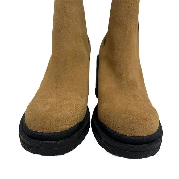 Marc Fisher Vanlisa Tan‎ Suede Leather Boots Size 8.5M - Picture 5 of 10